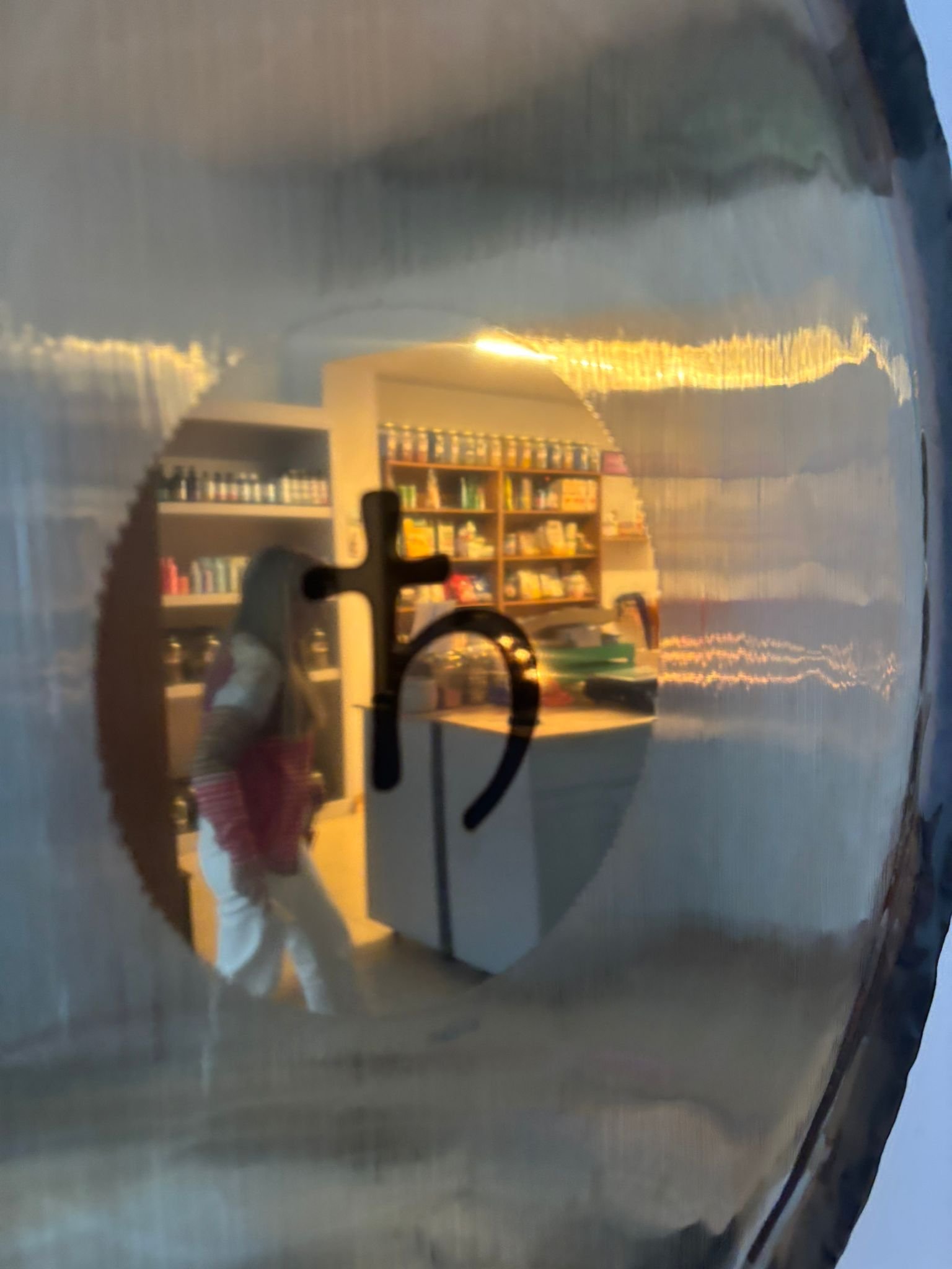 Gong detail with reflection